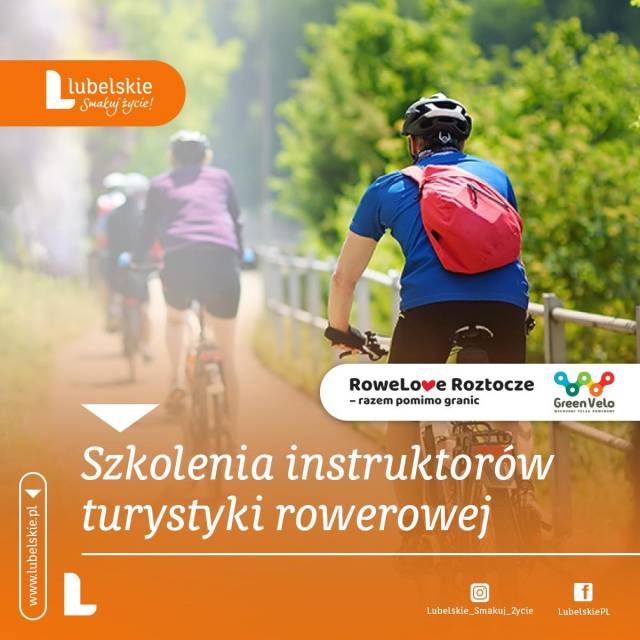 Zaproszenie na szkolenia instruktorów turystyki rowerowej