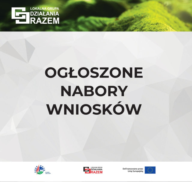 Informacja o ogłoszonych naborach wniosków 1/2025, 2/2025 i 3/2025
