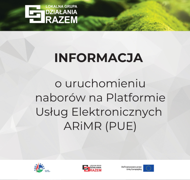Informacja o uruchomieniu naborów w PUE ARiMR 