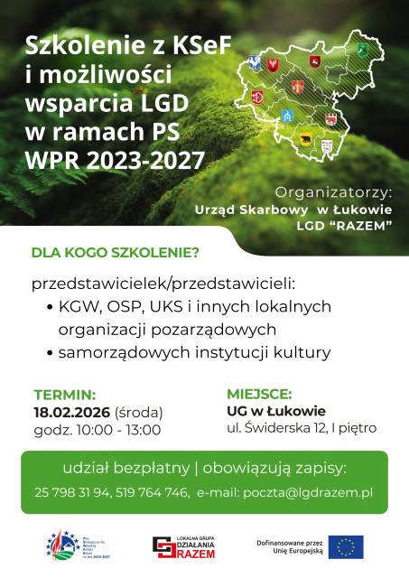 Szkolenie z KSeF i możliwości wsparcia LGD