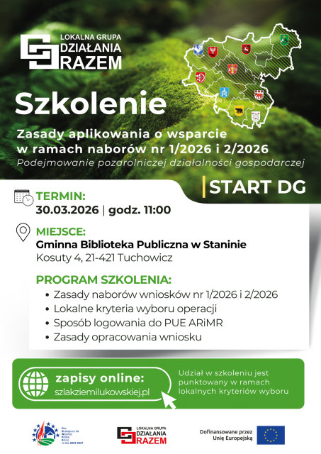 Zaproszenie na szkolenie | START DG