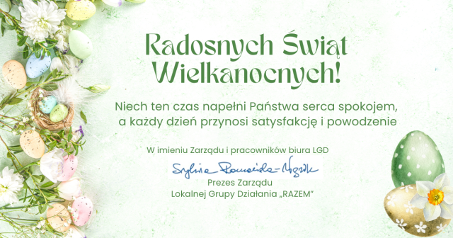 Radosnych Świąt Wielkanocnych