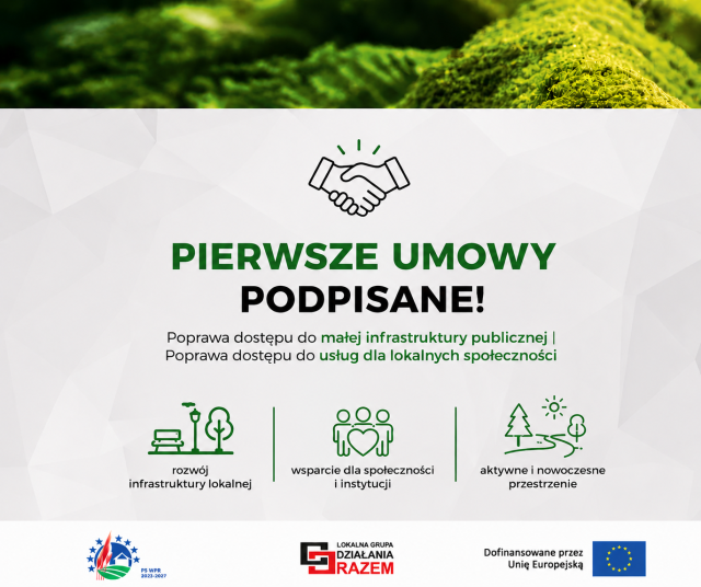 Pierwsze umowy podpisane