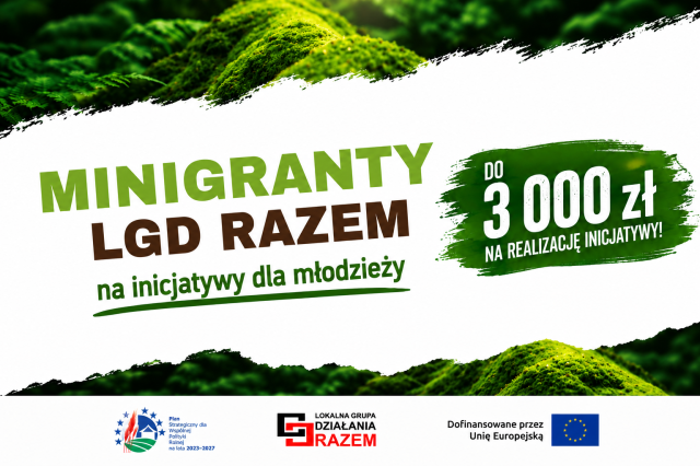 Konkurs „MiniGranty LGD RAZEM na inicjatywy dla młodzieży"
